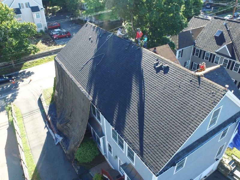  Roofing replacement at Natick MA